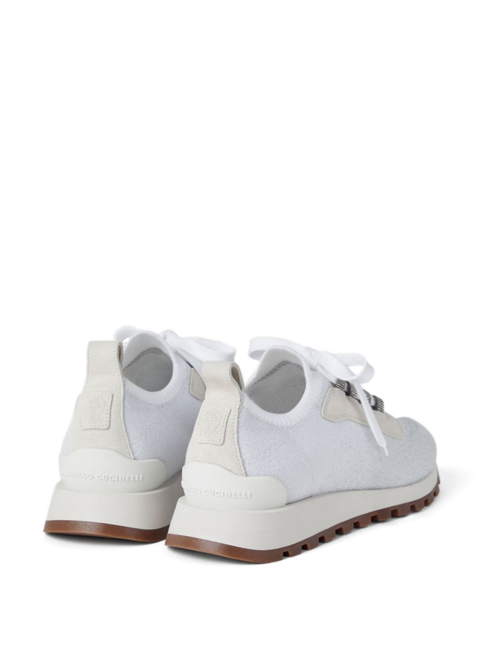 Brunello Cucinelli Sneakers Bianco Sole: Rubber Outer: Cotton