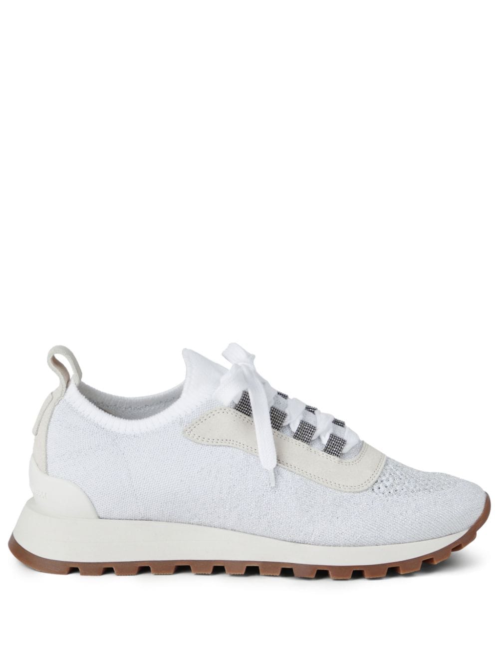 Brunello Cucinelli Sneakers Bianco Sole: Rubber Outer: Cotton