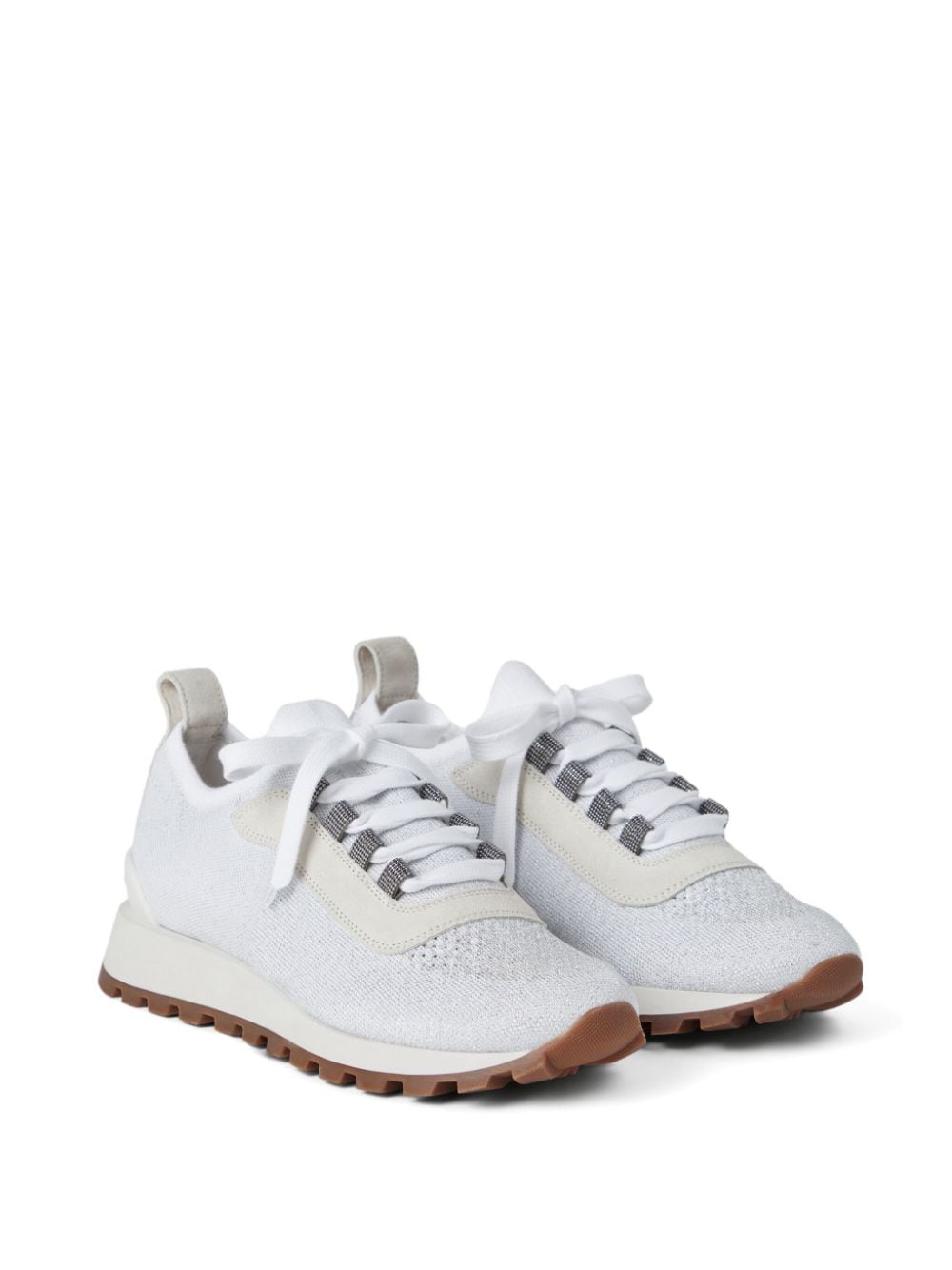 Brunello Cucinelli Sneakers Bianco Sole: Rubber Outer: Cotton