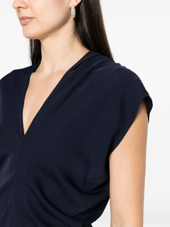 Parosh Dresses Blue Polyester
