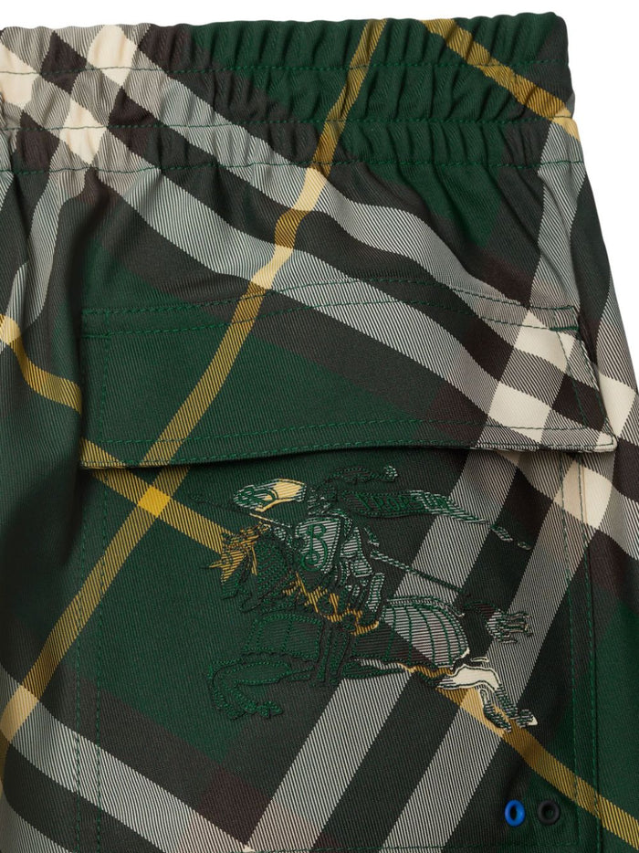 Burberry Trousers Green Polyester