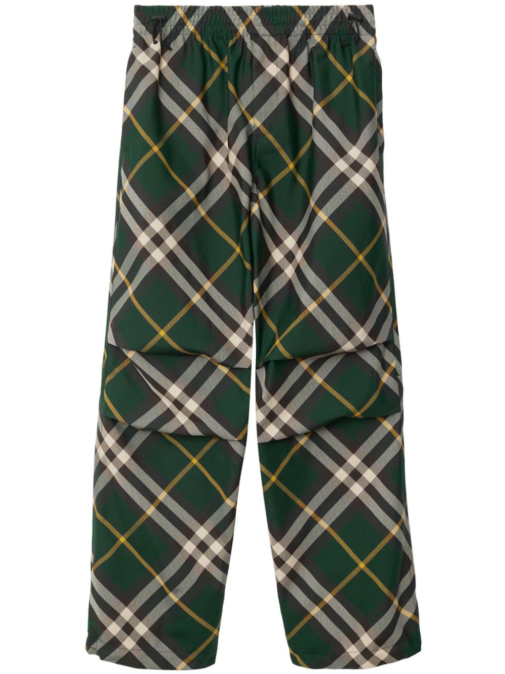 Burberry Trousers Green Polyester