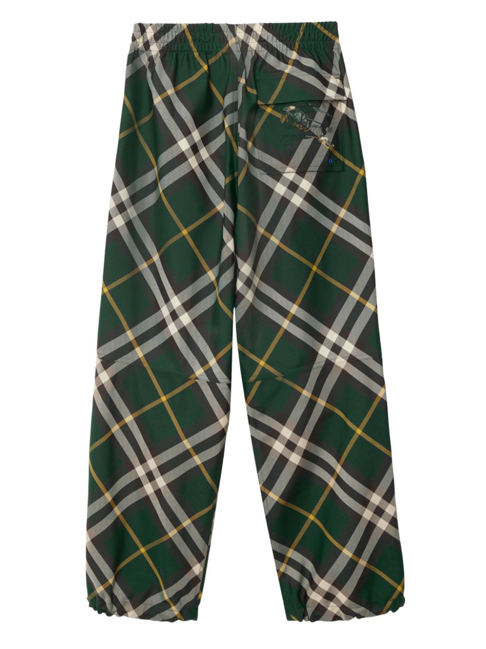 Burberry Trousers Green Polyester