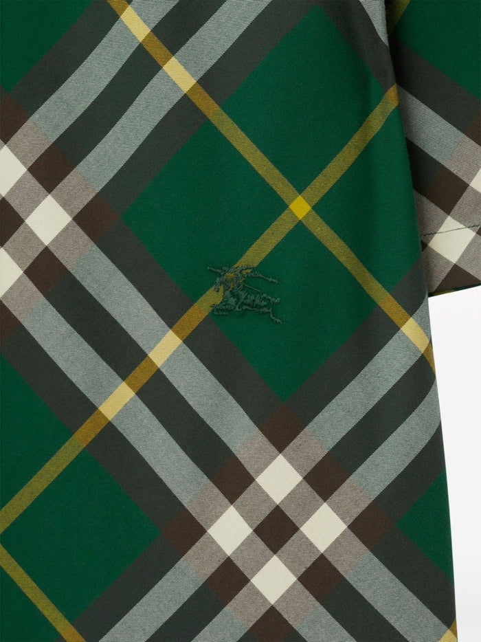 Burberry Shirts Green Cotton