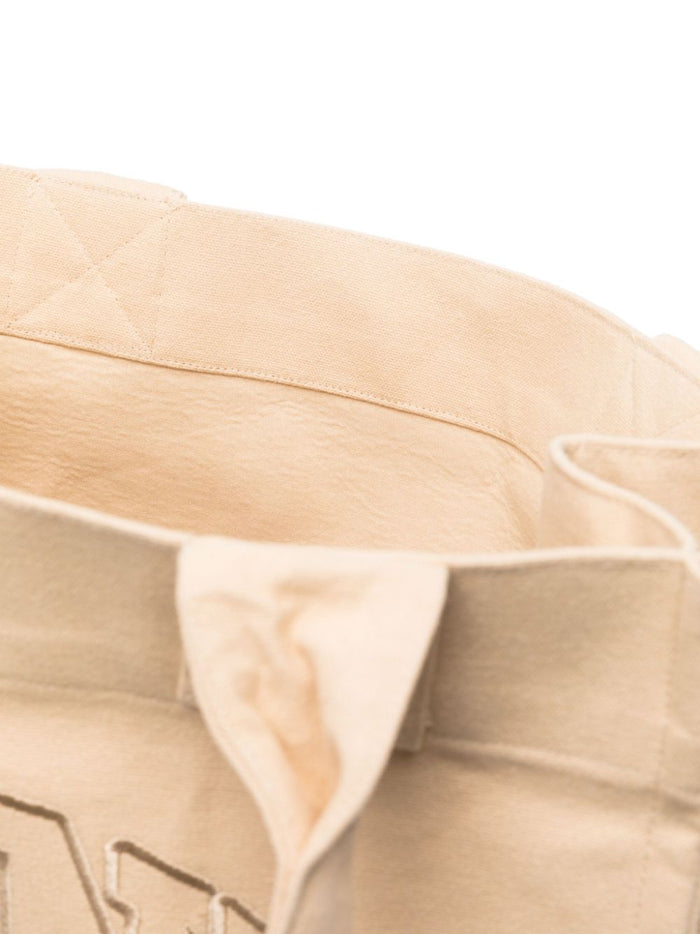 Ganni Bags Beige Cotton