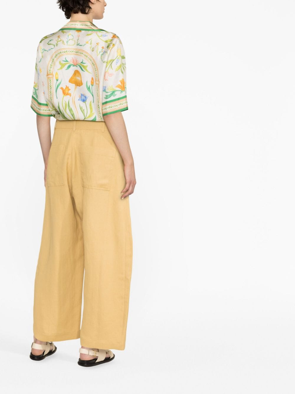 STUDIO NICHOLSON PRE Trousers Beige Cotton