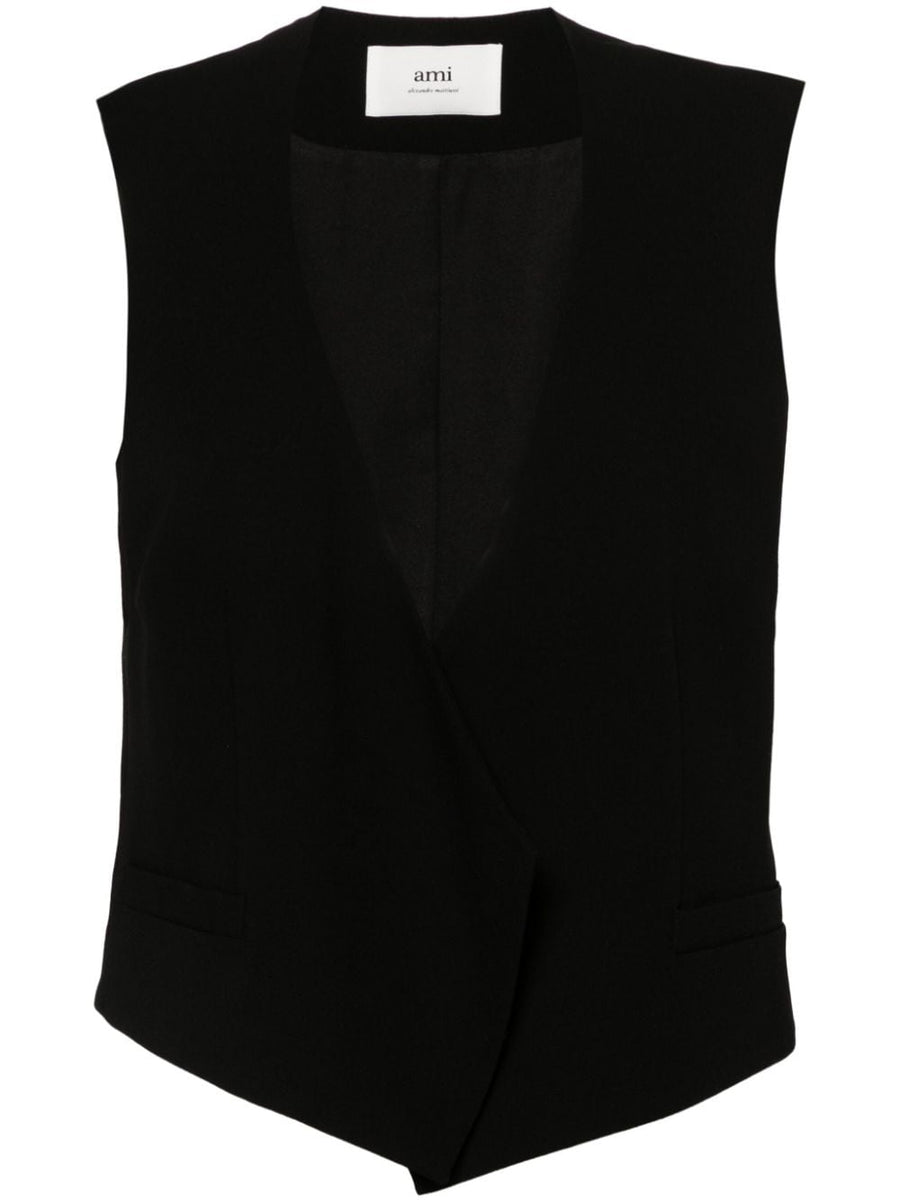 Ami Paris Wool sleeveless jacket