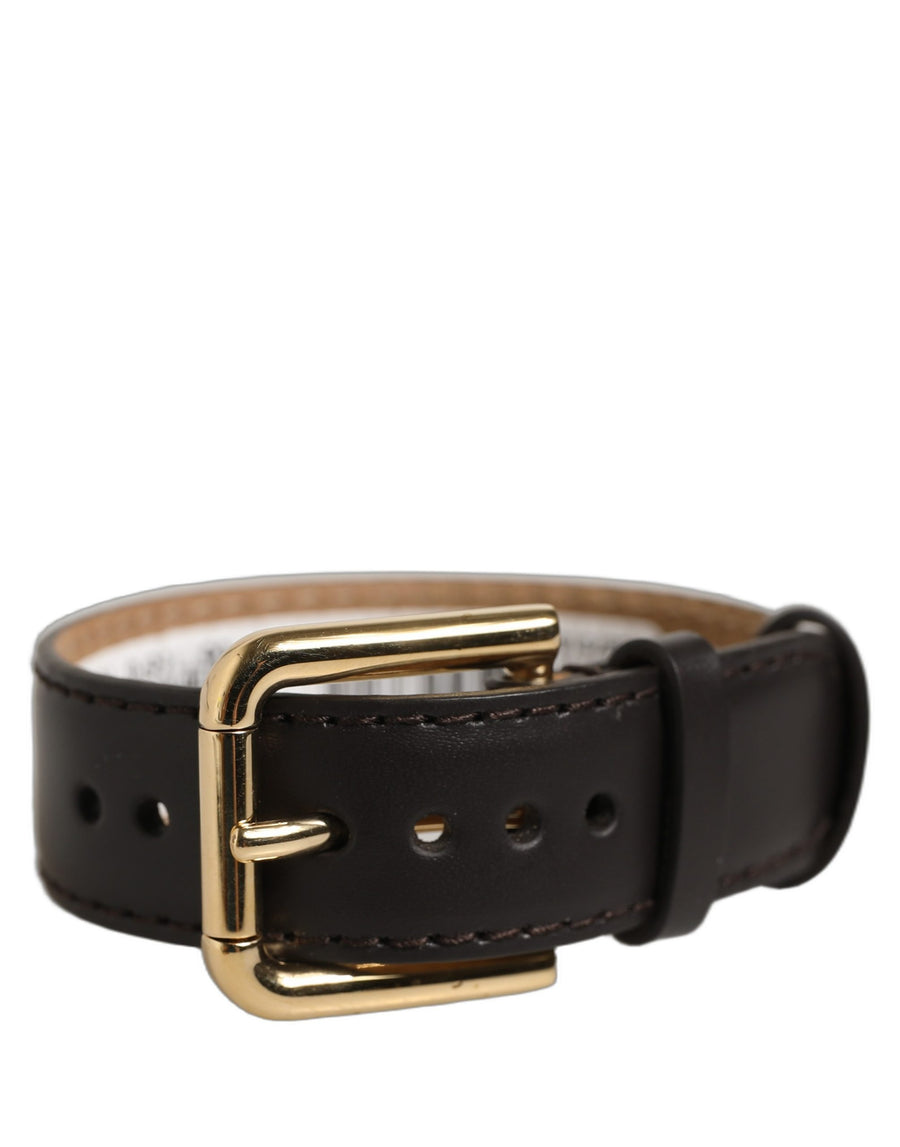 Dolce & Gabbana 100% Calf Leather belt in black
