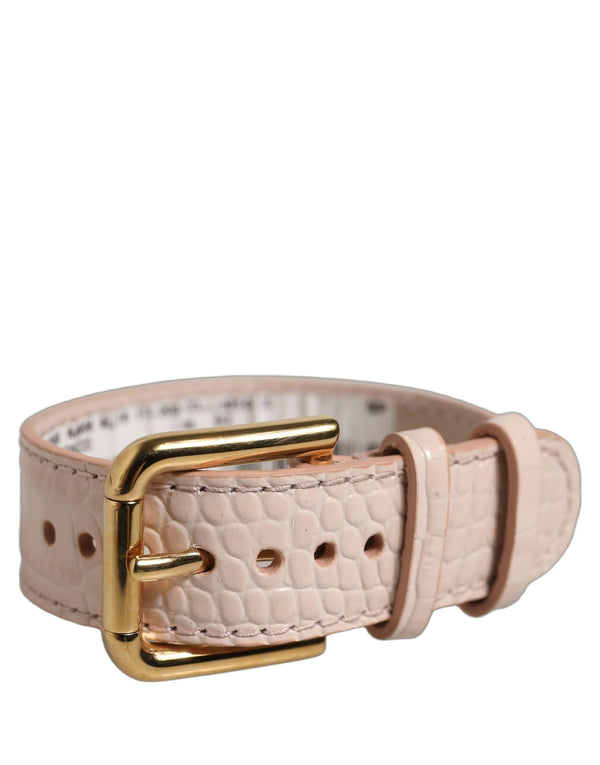 Dolce & Gabbana 100% Calf Leather belt in pink