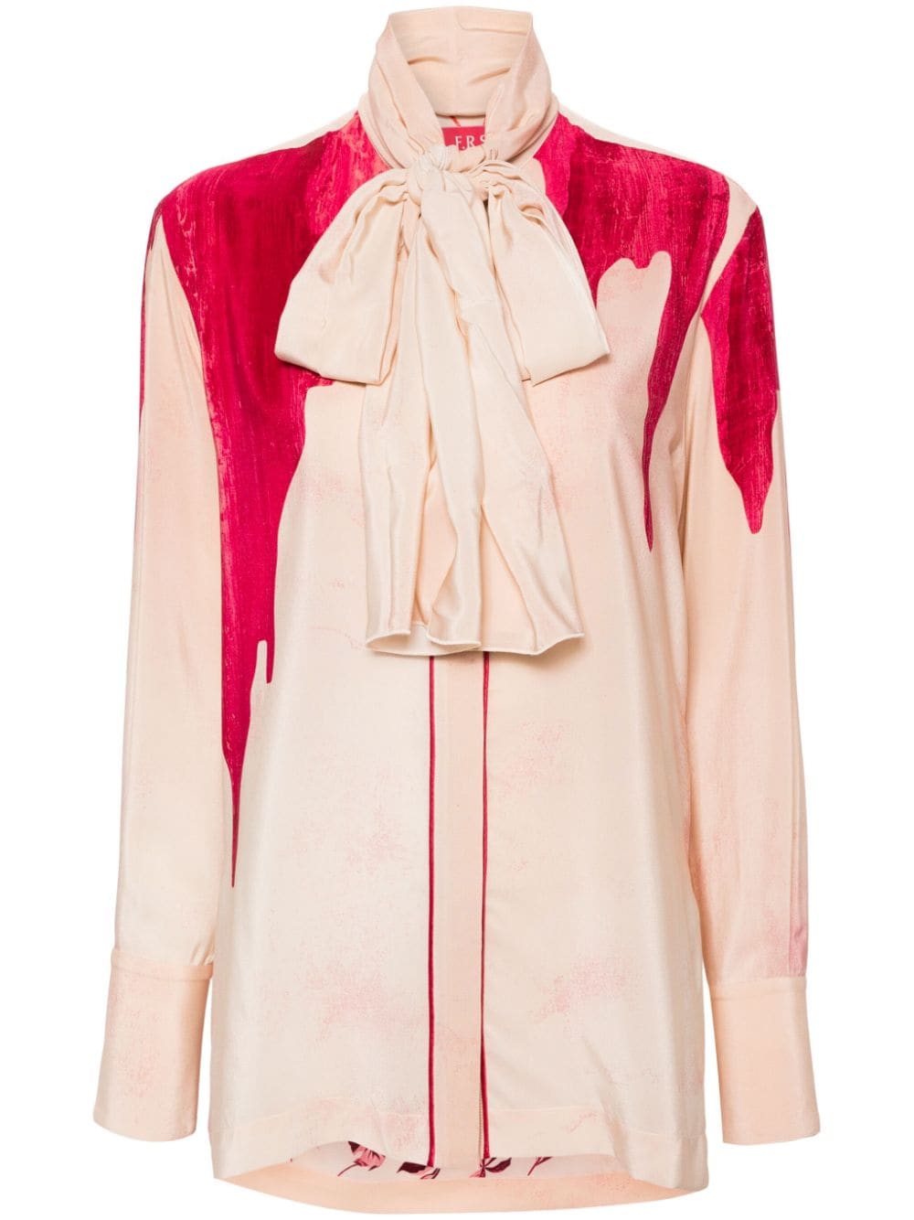 F.R.S . Shirts Pink Silk