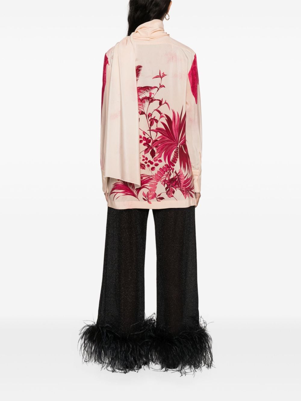 F.R.S . Shirts Pink Silk