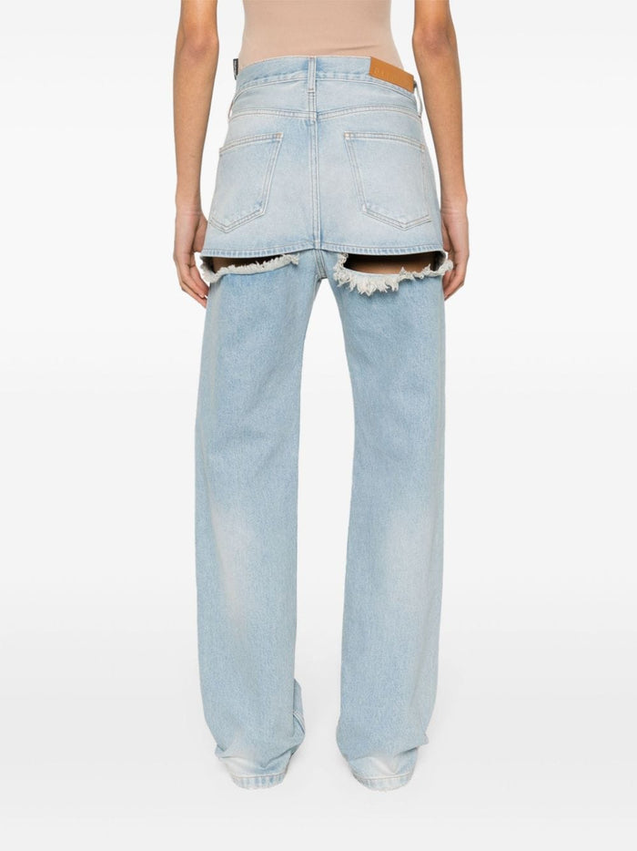 Darkpark Jeans Clear Blue Cotton