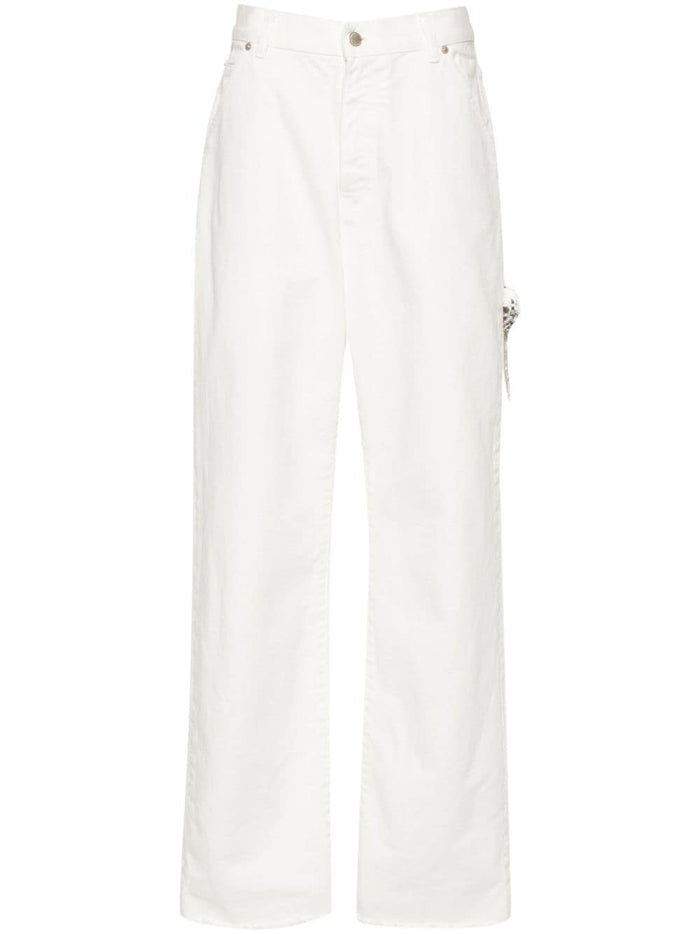 Darkpark Jeans White Cotton