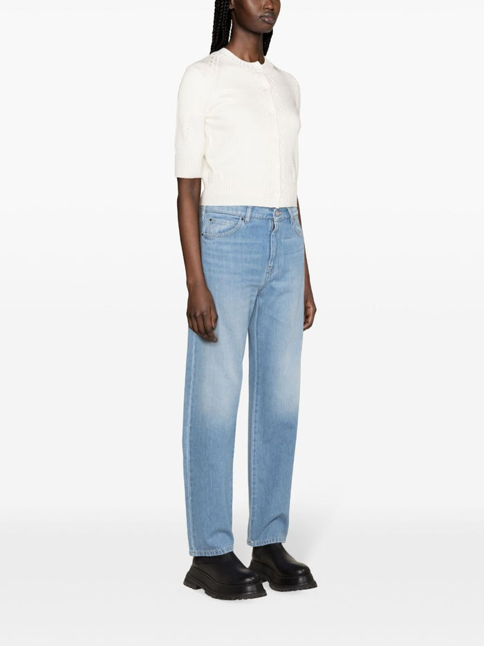 Max Mara Jeans Grey Cotton