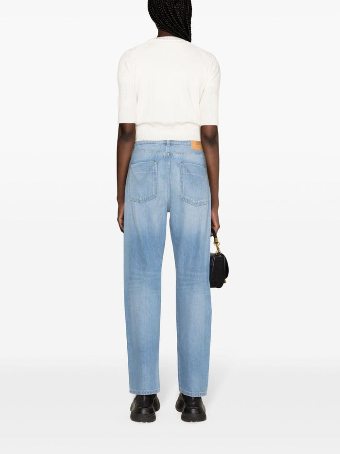 Max Mara Jeans Grey Cotton