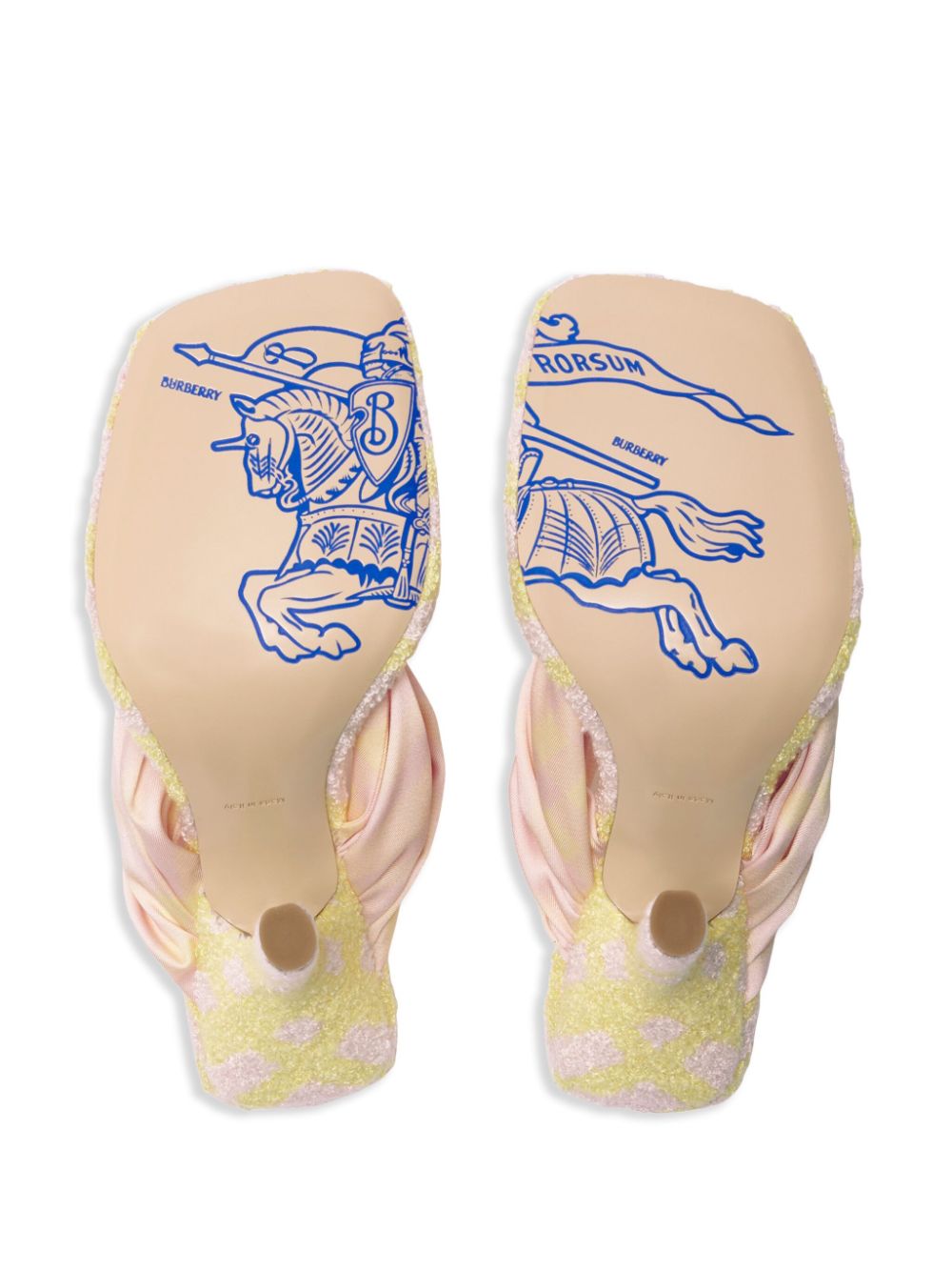 Burberry Sandals White Lining: Viscose