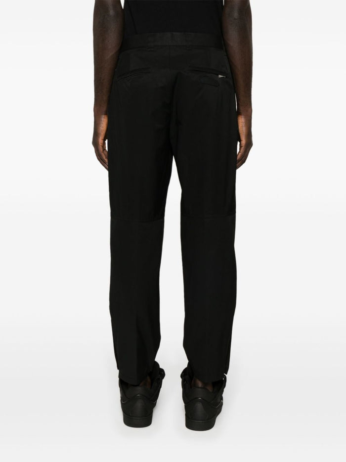 Lanvin Trousers Black Cotton Polyamide Polyurethane