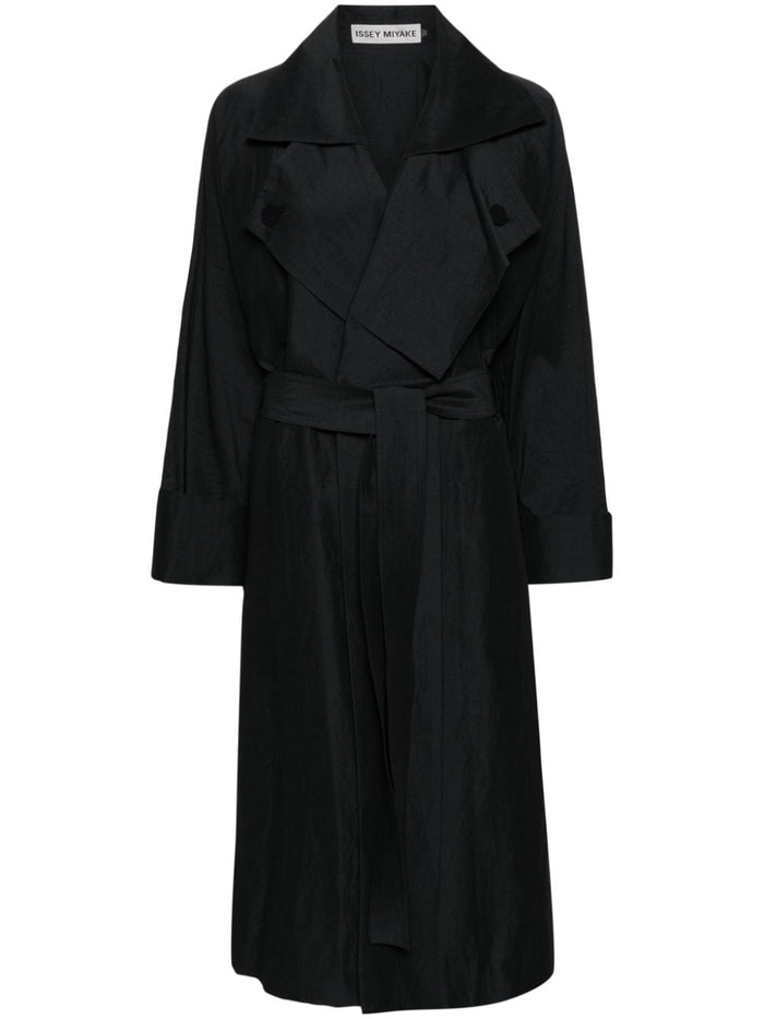 Issey Miyake Coats Black Paper