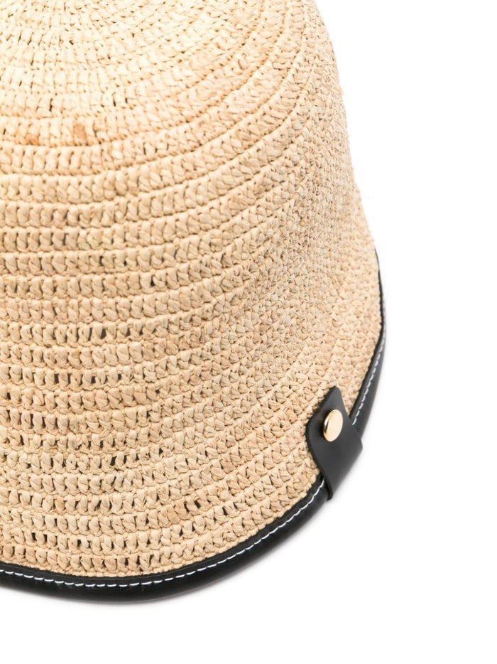 JACQUEMUS Hats Black Raffia
