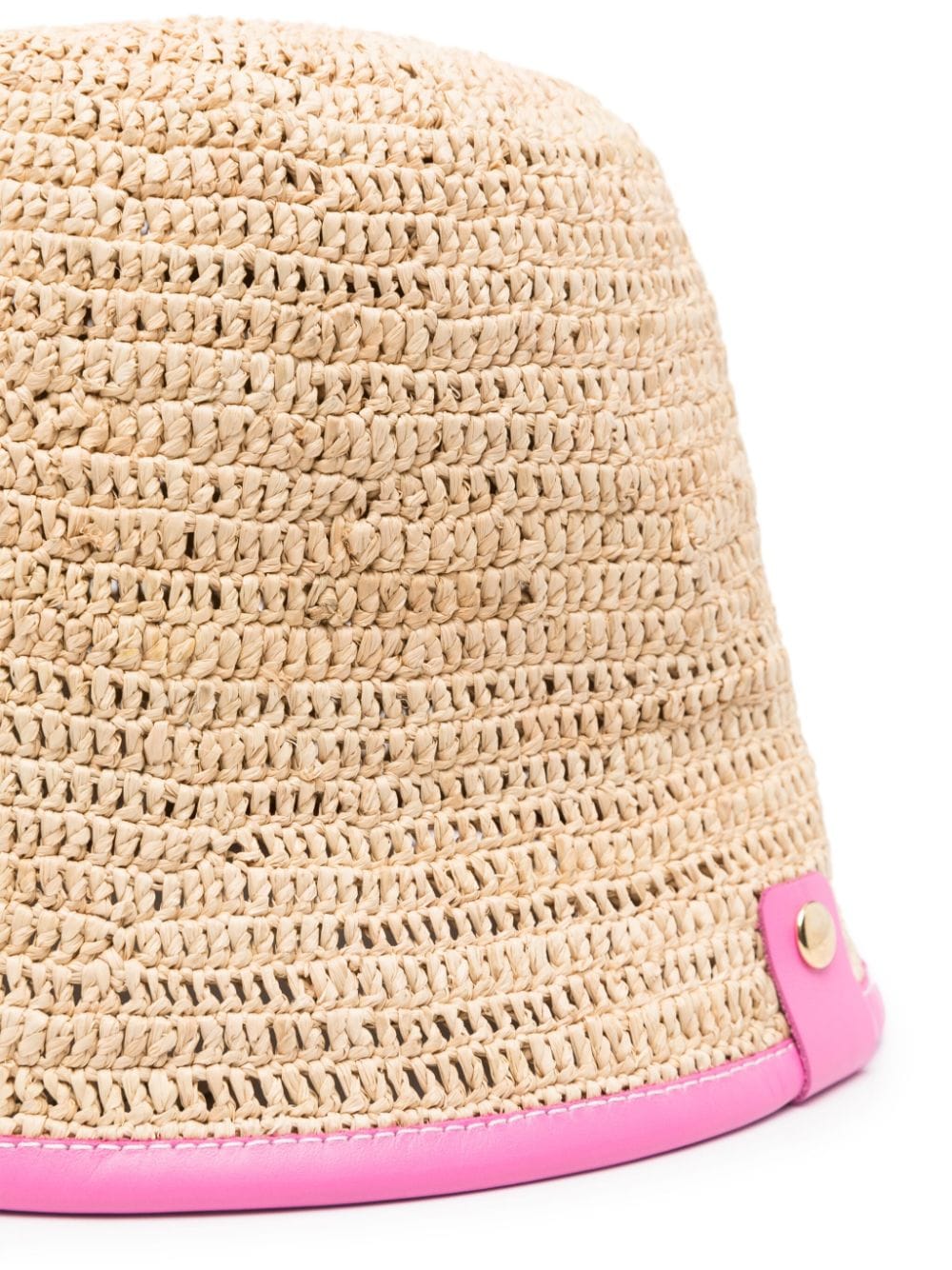 JACQUEMUS Hats Fuchsia Raffia