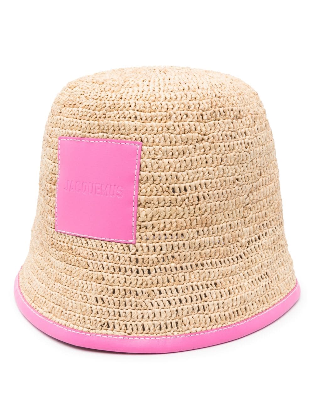JACQUEMUS Hats Fuchsia Raffia