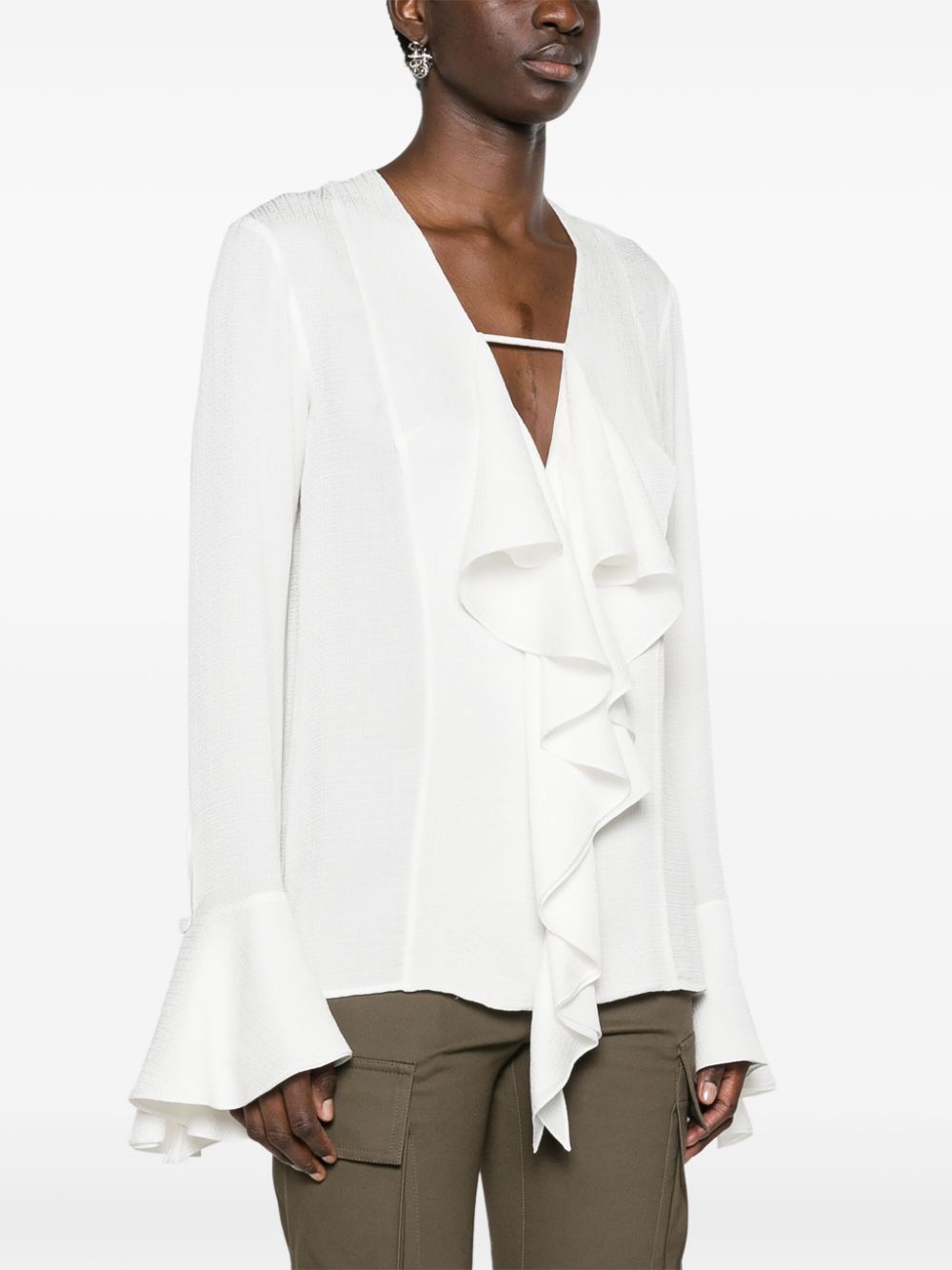 Givenchy Shirts White Silk