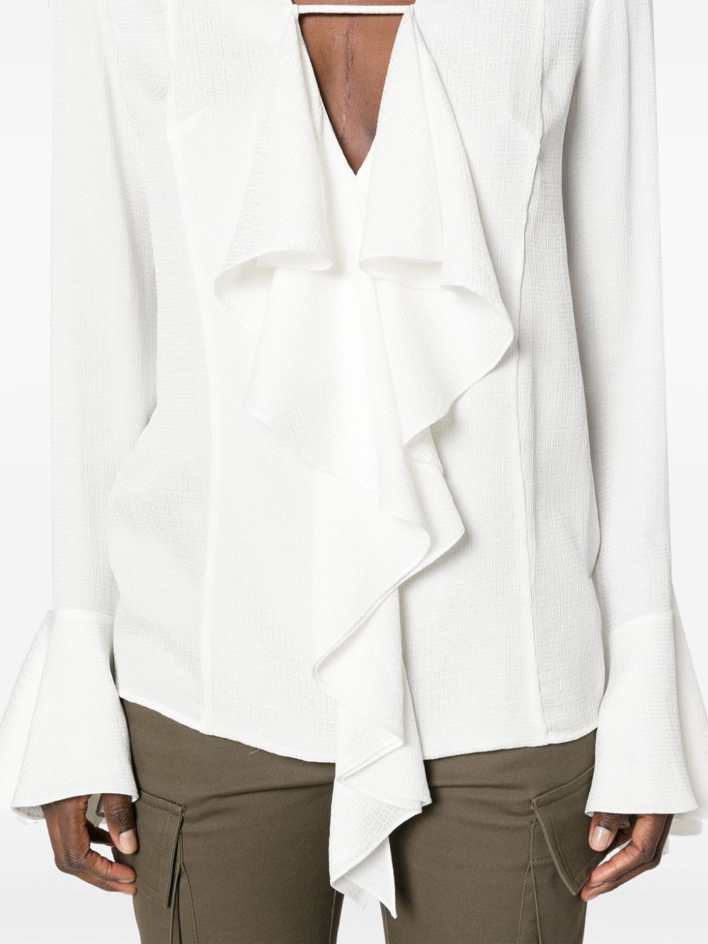 Givenchy Shirts White Silk