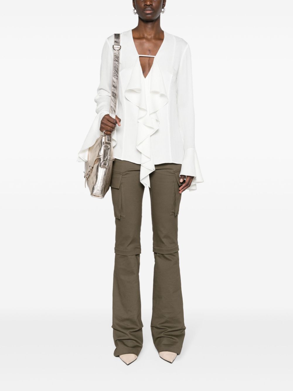 Givenchy Shirts White Silk