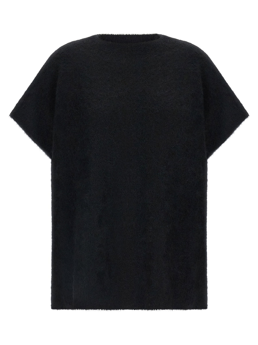 Nude Alpaca Blend Sweater — Black