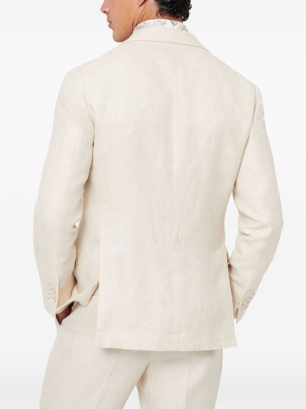Brunello Cucinelli Jackets Beige Linen/flax