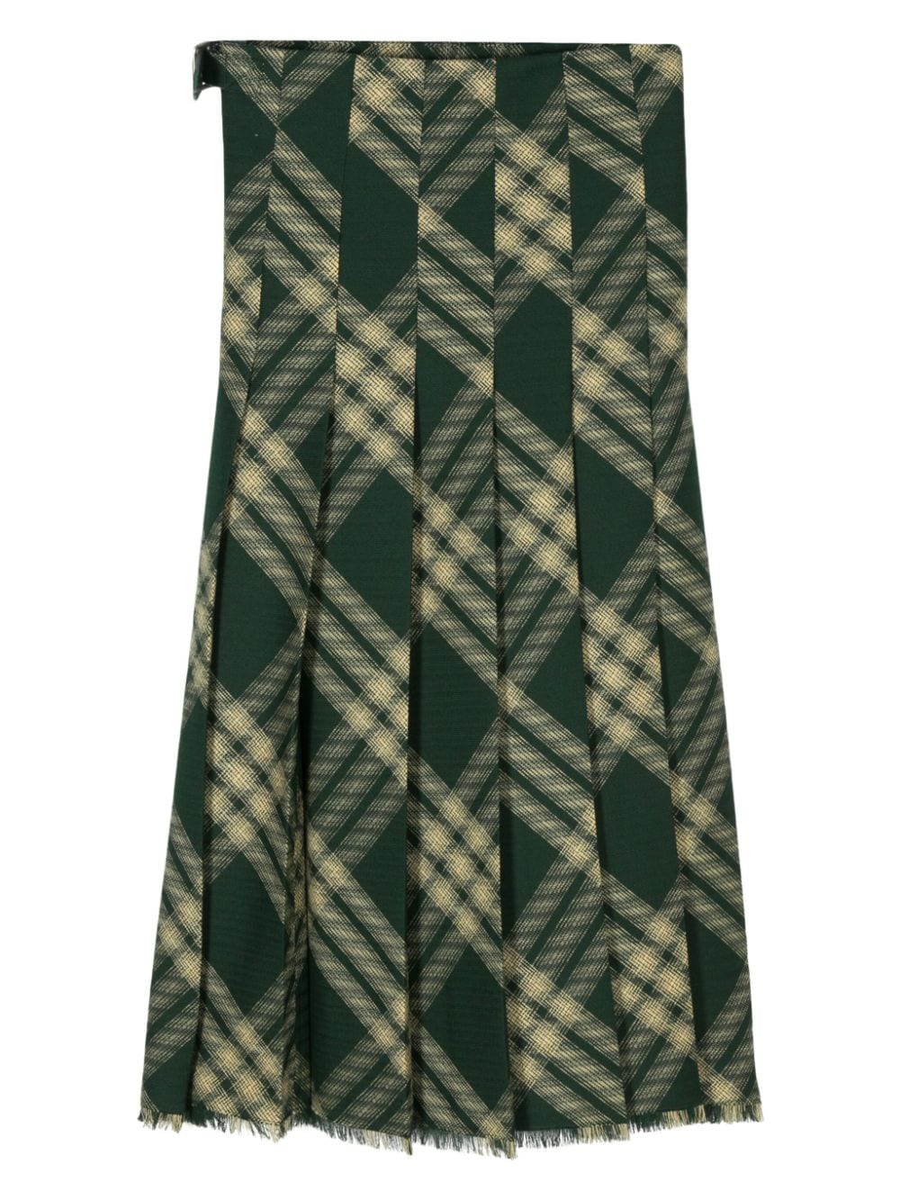 Burberry Skirts Green Wool