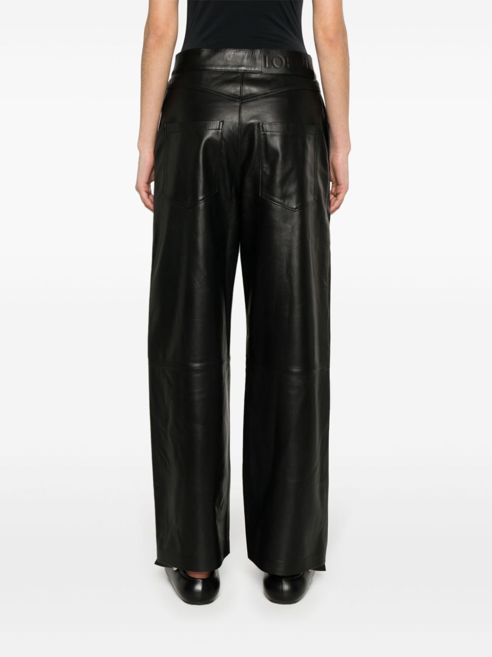 Loewe Trousers Black Nappa