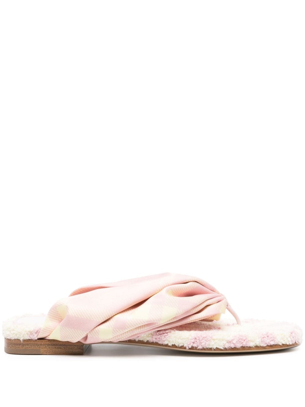 Burberry Sandals White Lining: Calf Leather