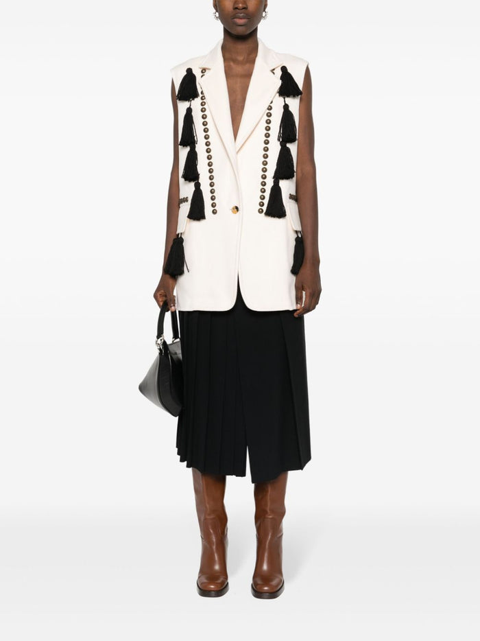 Max Mara Sweaters White Virgin Wool Cashmere