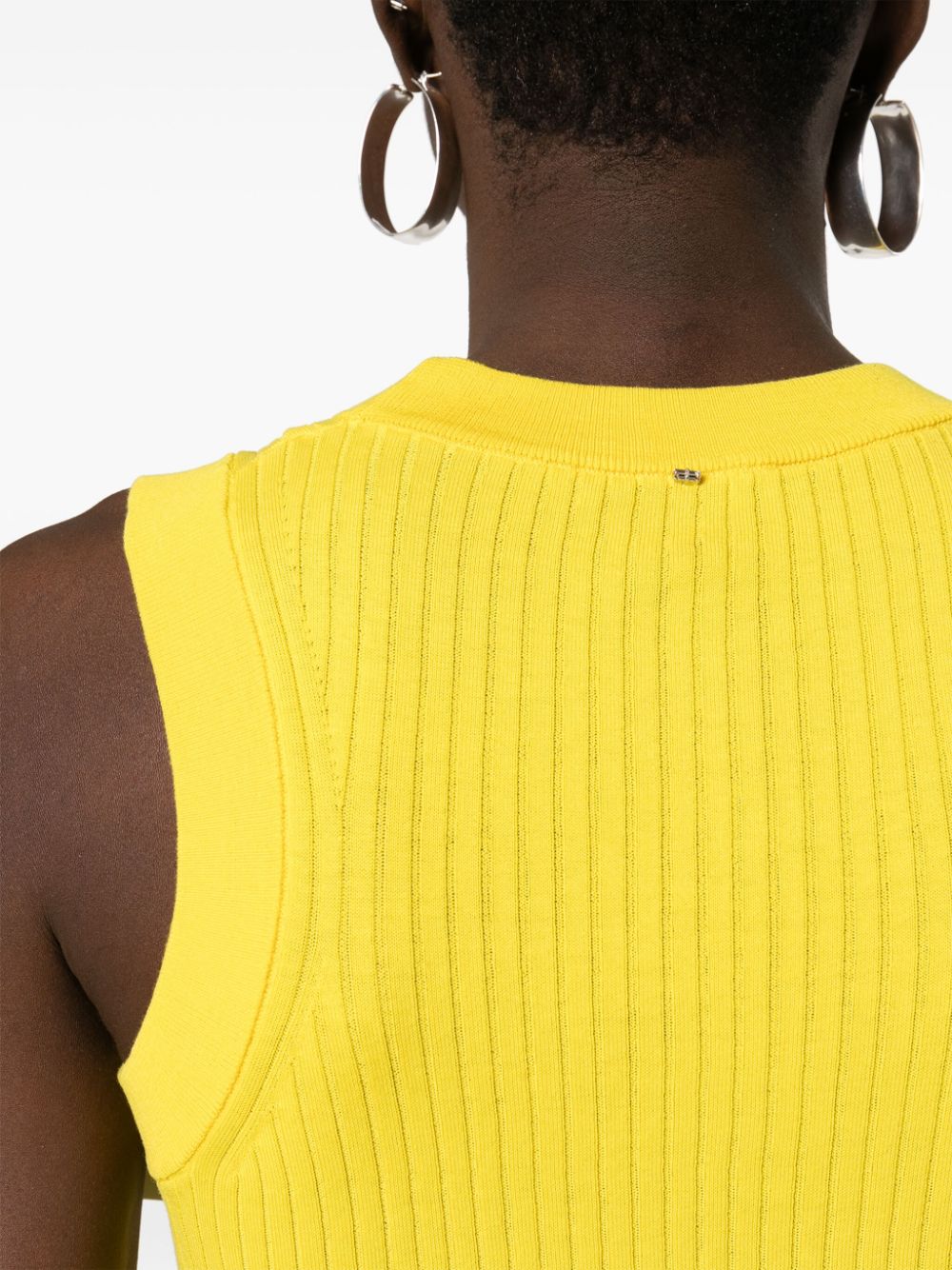 SportMax Top Yellow Cotton
