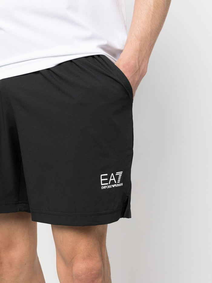 Ea7 Sweaters Bianco Polyester Elastane