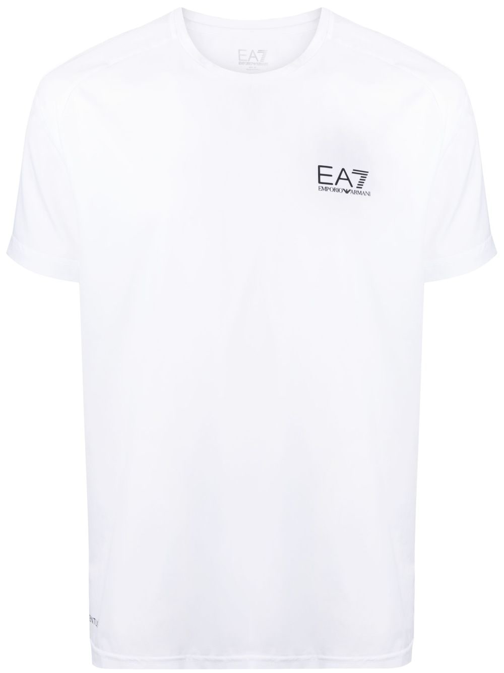 Ea7 Sweaters Bianco Polyester Elastane