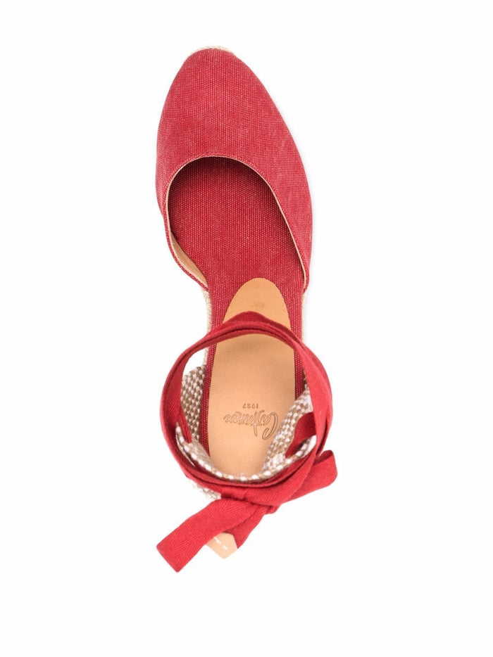 Castaner Flat Shoes Red