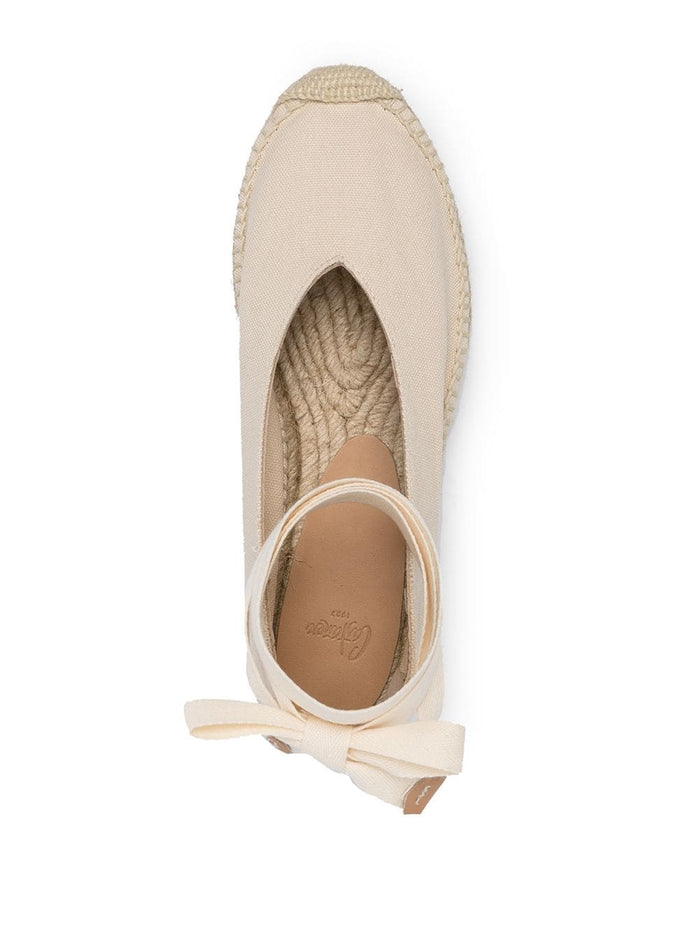 Castaner Flat Shoes Beige Jute
