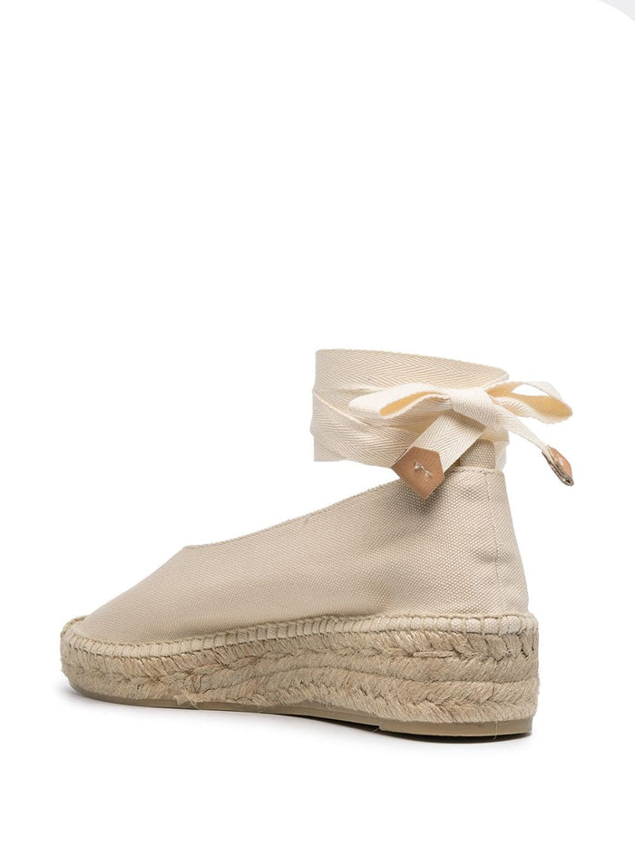 Castaner Flat Shoes Beige Jute