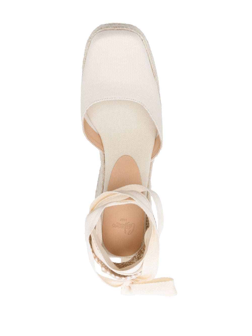 Castaner Flat shoes Beige Outer: Straw