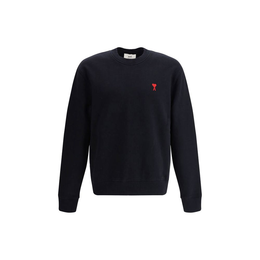 AMI Paris 100% Cotton sweatshirt in black