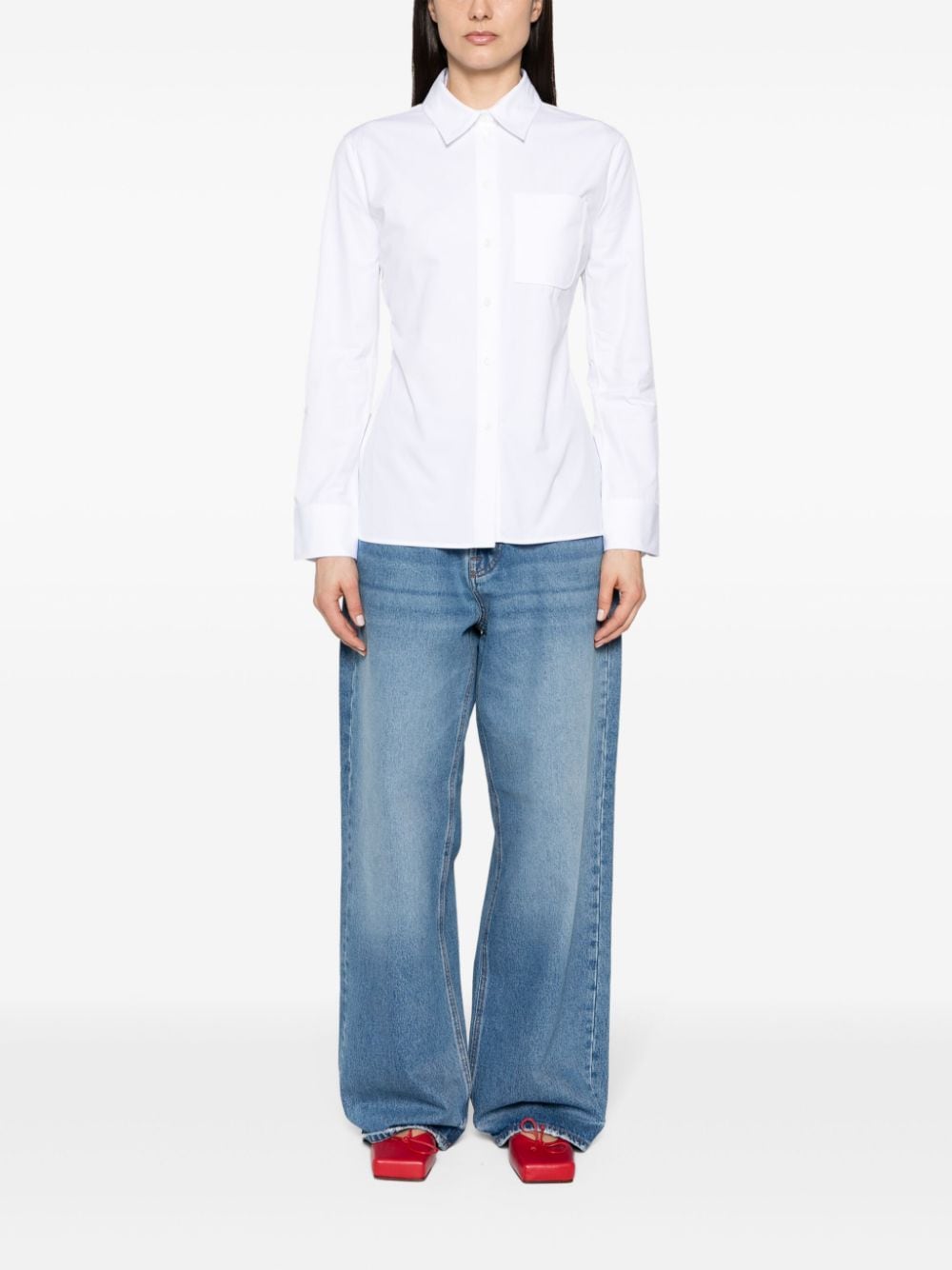 JACQUEMUS Shirts White Cotton