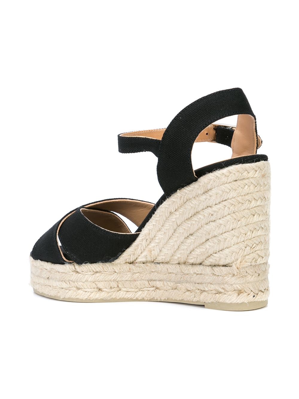 Castaner Sandals Black Outer: Fabric