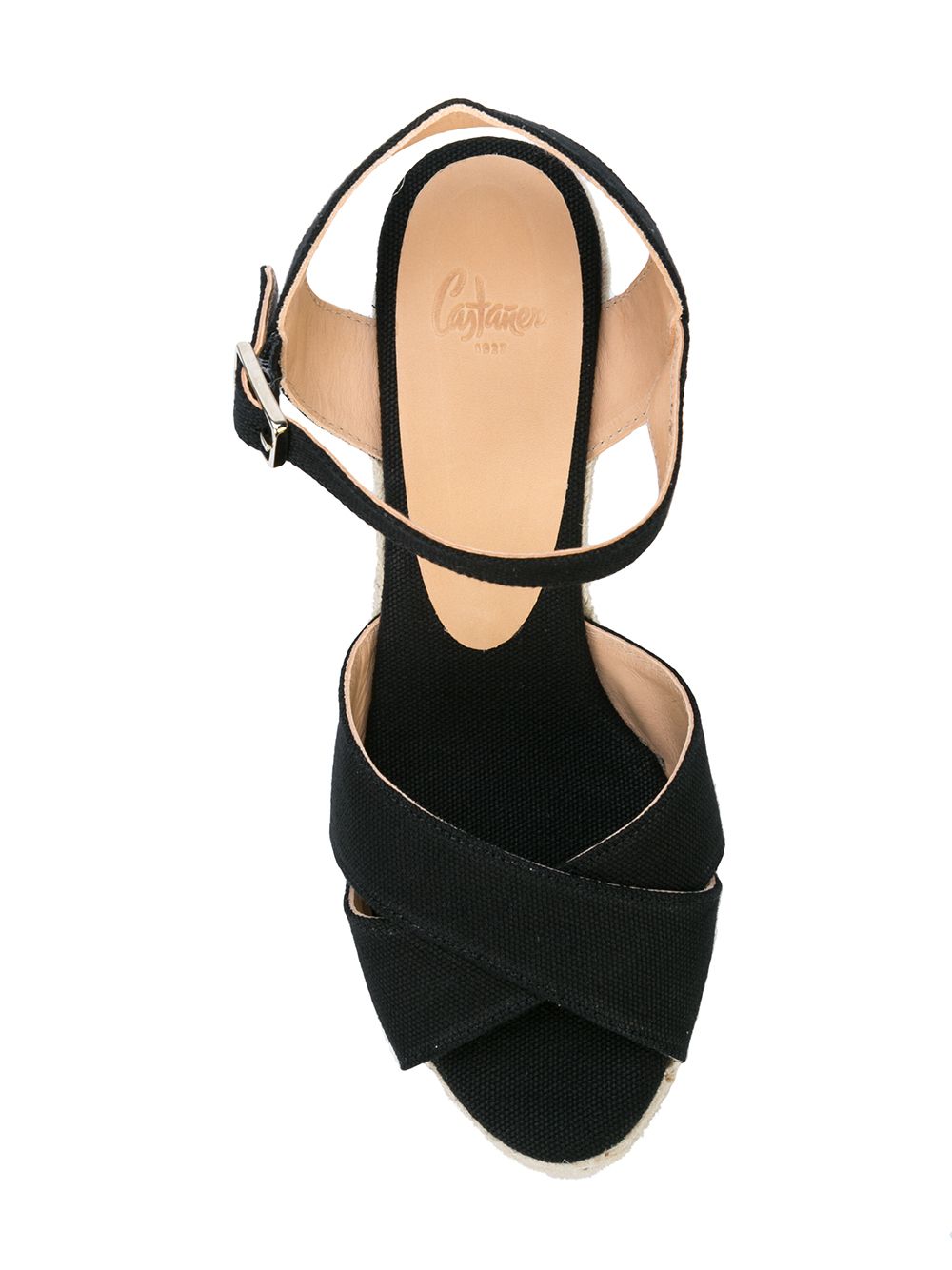 Castaner Sandals Black Outer: Fabric
