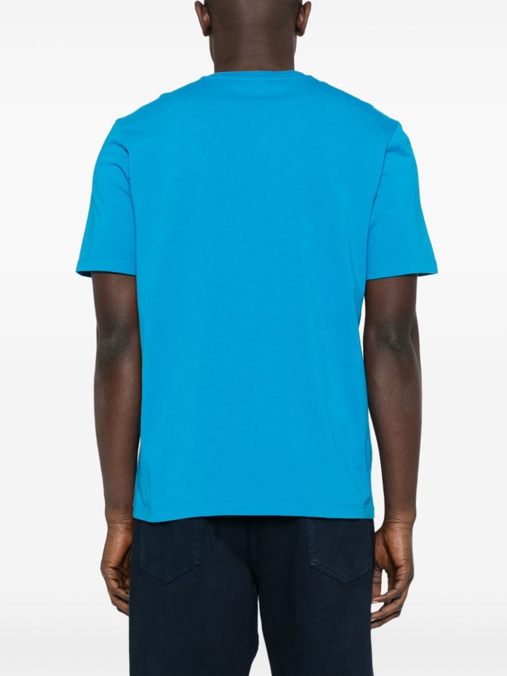 Maison Kitsune T-Shirts And Polos Blue Cotton