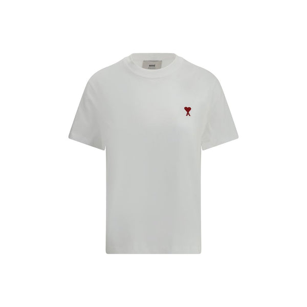 AMI Paris 100% Cotton t-shirt in white