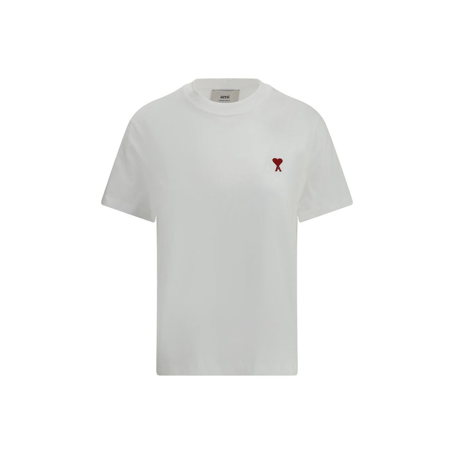 AMI Paris 100% Cotton t-shirt in white