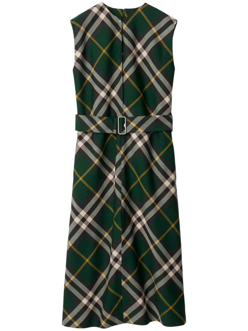 Burberry Dresses Green Wool
