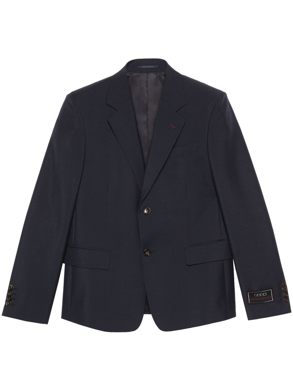 Gucci Cruise Suit Blue Wool